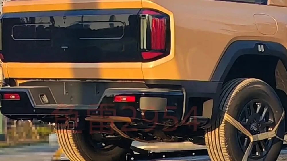 jetour zongheng f700 пикап сзади