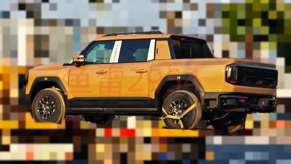 jetour zongheng f700 пикап сбоку сзади