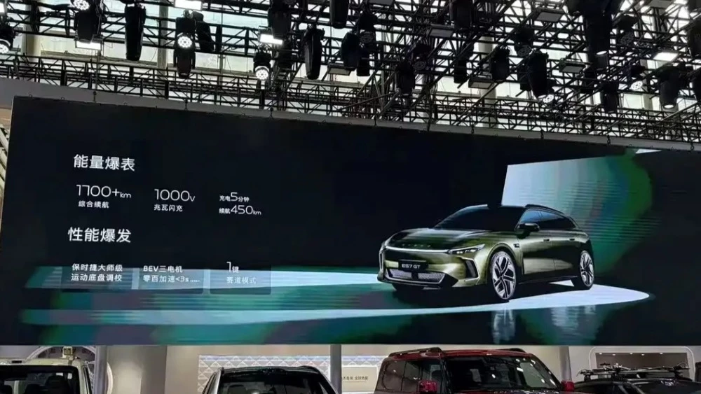 exlantix es7 gt презентация автосалон гуанчжоу 2025