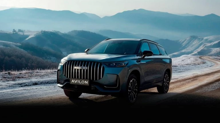 jaecoo j8 сбоку спереди авилон