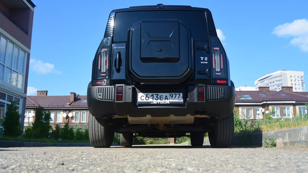 Jetour t2 тест сзади