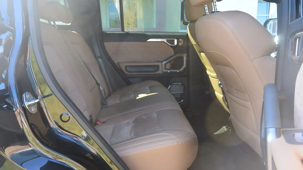 Jetour t2 тест салон интерьер сиденья второй ряд