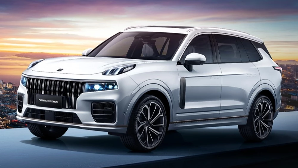 кроссовер nordcross 001 на базе lynk co 09 спереди сбоку