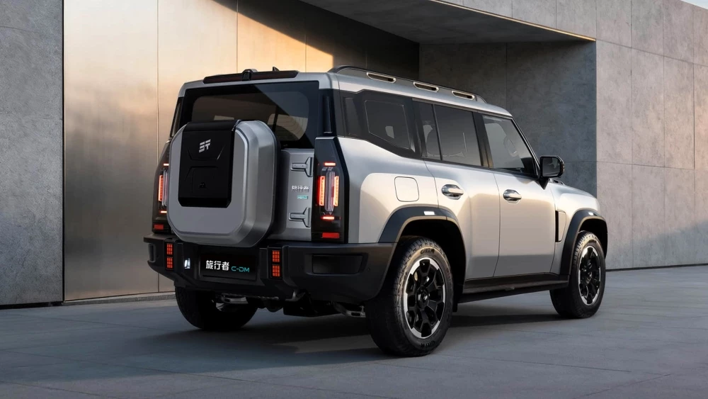 jetour traveler t2 c-dm 2026 модельного года сзади сбоку