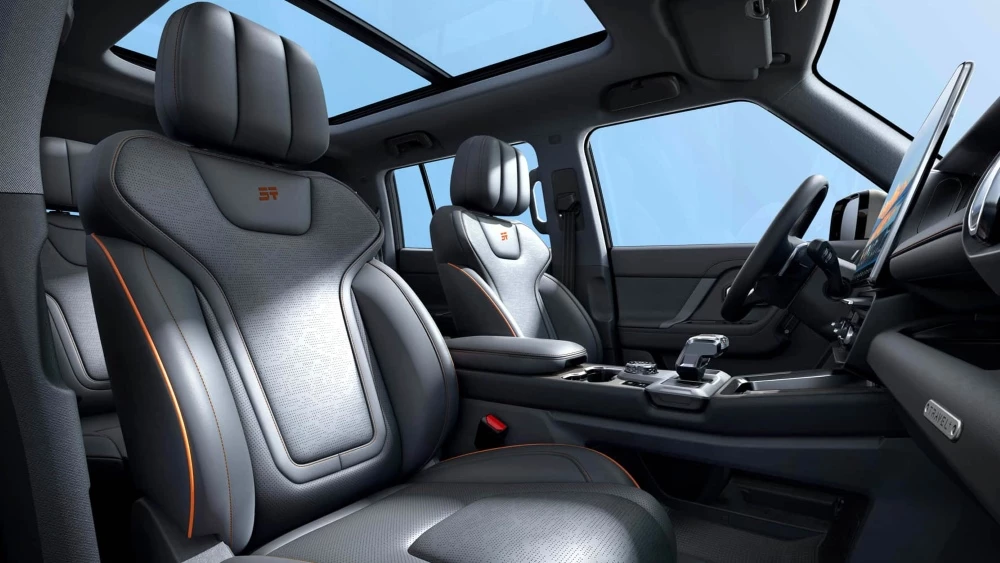 jetour shanhai t1 гибридный интерьер полный привод