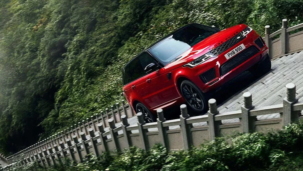 range rover sport dragon challenge лестница в небо гора тяньмэнь 999 ступеней 99 поворотов 11,3 км