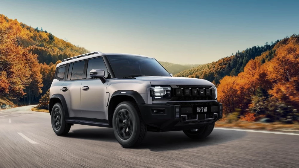 jetour traveler t2 2026 модельного года спереди сбоку