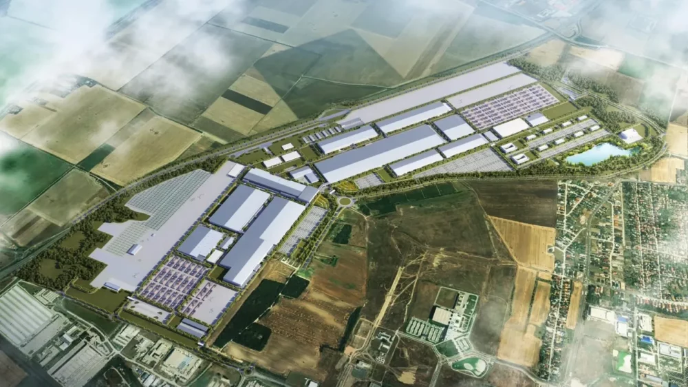 Проект завода BYD в Венгрии