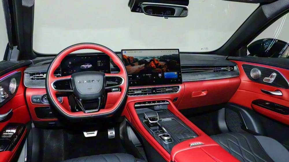 chery arrizo 8 pro 400t салон красный