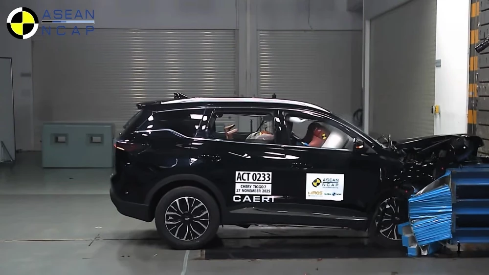 chery tiggo 7 сбоку краш-тест asean ncap