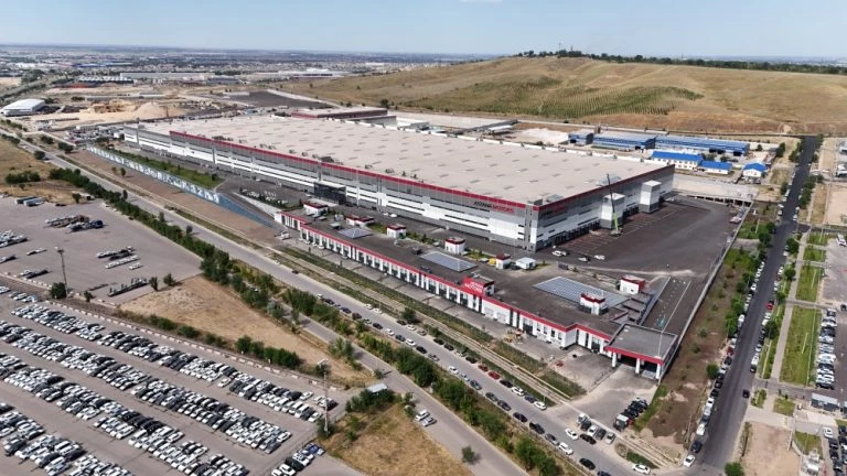 завод Astana Motors Manufacturing Kazakhstan AMMKZ сверху