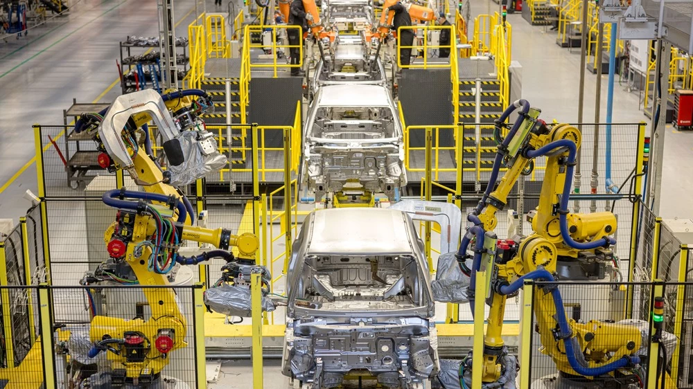 завод Astana Motors Manufacturing Kazakhstan AMMKZ сварочный цех