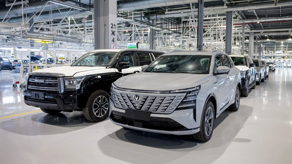 завод Astana Motors Manufacturing Kazakhstan AMMKZ сборочный цех готовые автомобили