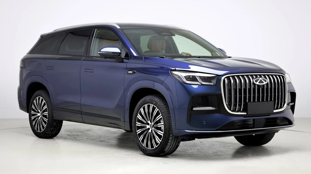 обновленный кроссовер tiggo 9 jaecoo j8 сбоку спереди