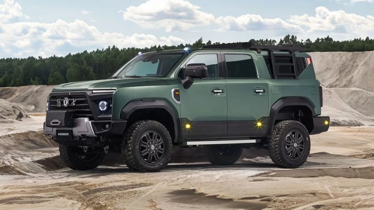 Рамный внедорожник Dongfeng MS600 в беларуси сбоку спереди