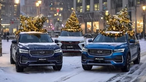 Geely Monjaro елки новый год скидки ФЦ-иркутск дилер