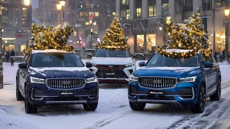 Geely Monjaro елки новый год скидки ФЦ-иркутск дилер