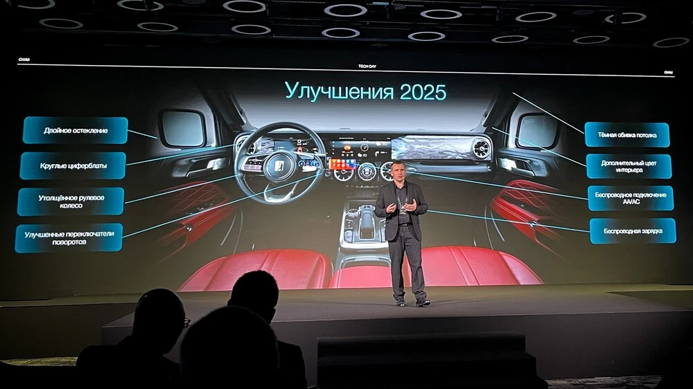 GWM Tech Day 2025 обновленный Tank 300 улучшения интерьер Илья Федотов