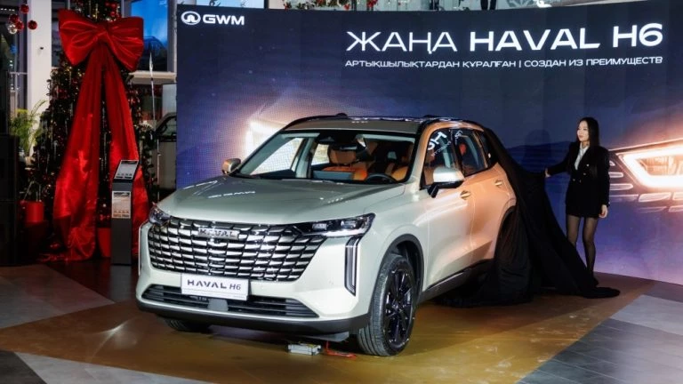 Haval H6 обновленный казахстан презентация сбоку спереди