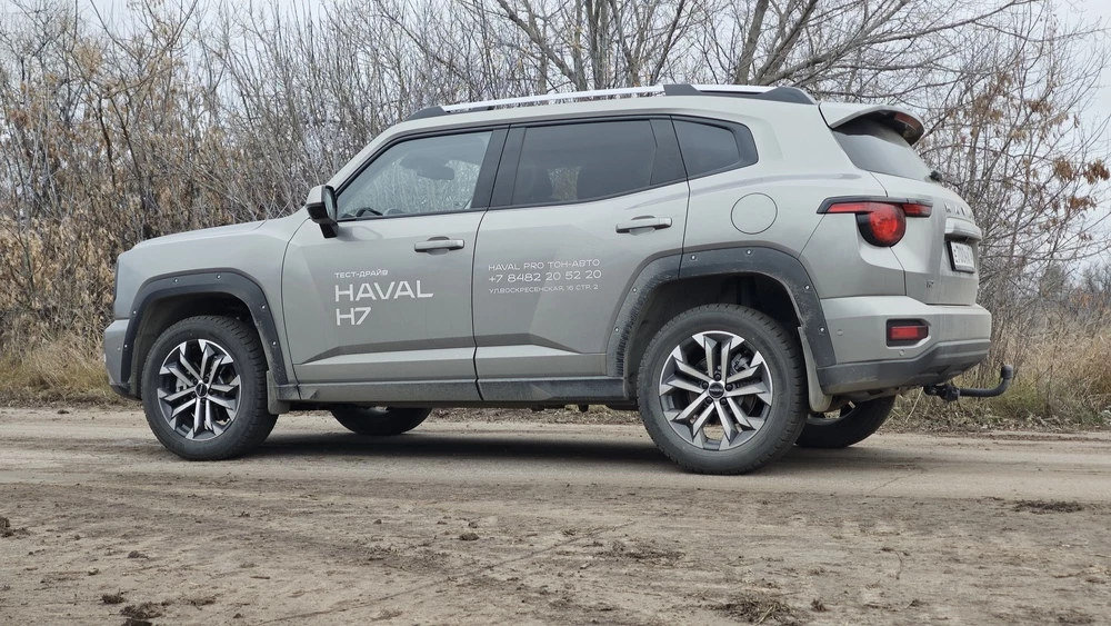 Haval H7 тест Мишина сзади сбоку