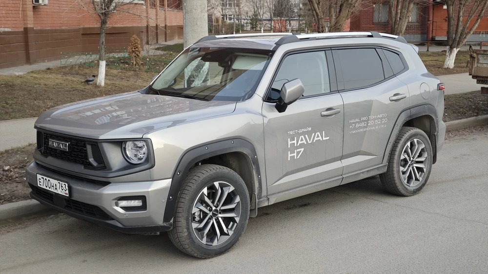 Haval H7 тест Мишина спереди сбоку