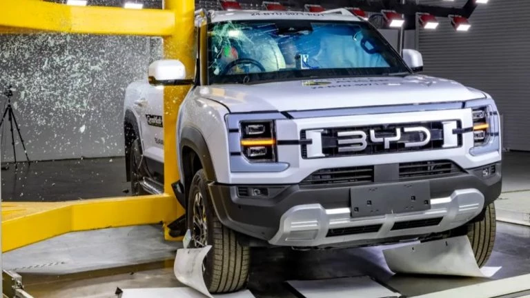 byd shark 6 спереди краш-тест Ancap австралийский