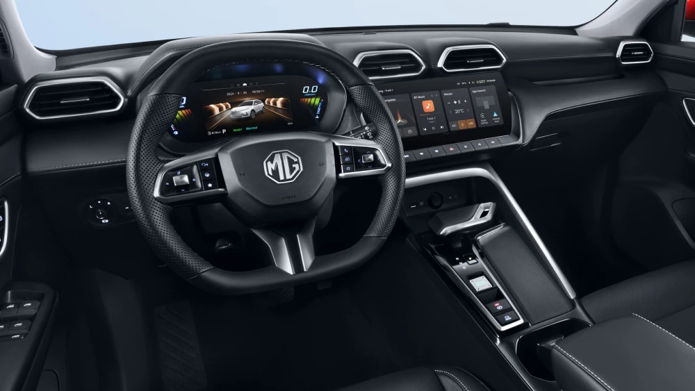 mg zs второе поколение кроссовер салон черный казахстан оттс сарыаркаавтопром