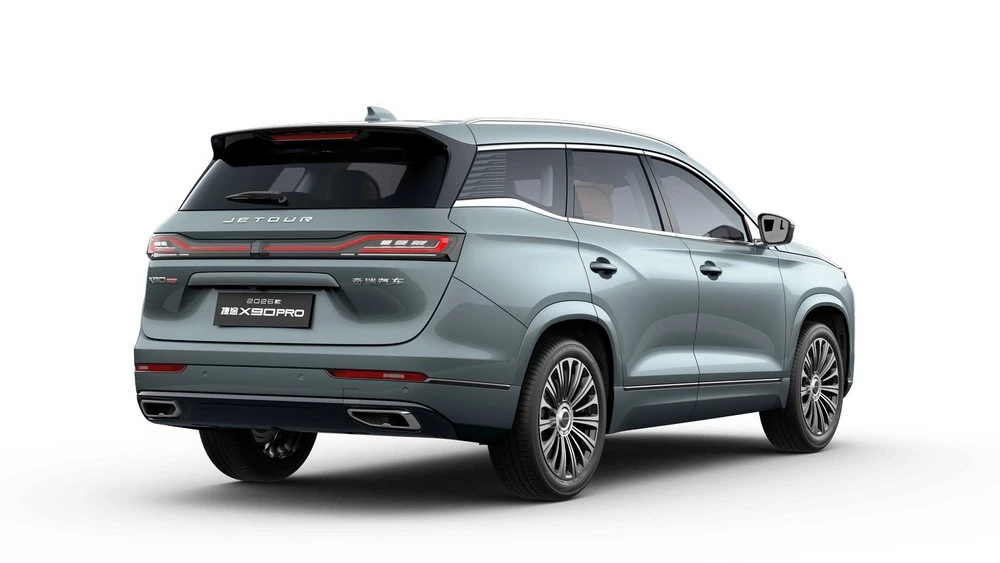 Обновленный кроссовер Jetour X90 Pro сбоку сзади