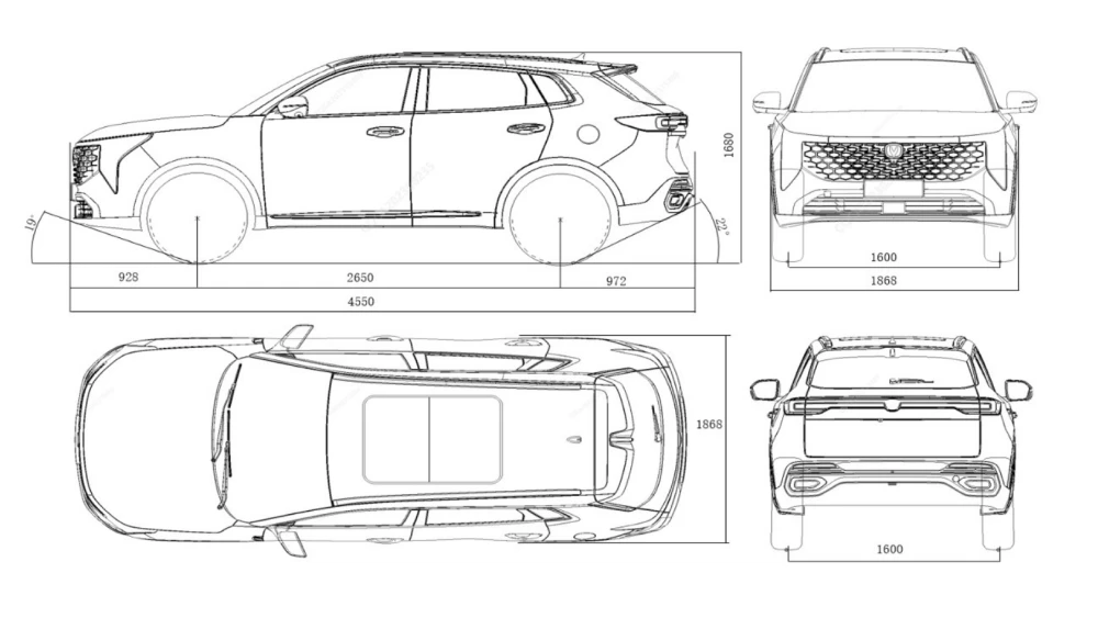 Новый Changan Uni-S с полным приводом получил ОТТС для России