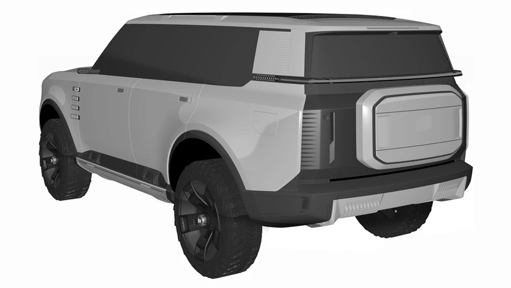 Новый внедорожник Jetour появится в Китае патентные изображения патенты сбоку сзади внедорожник предсерийный G800