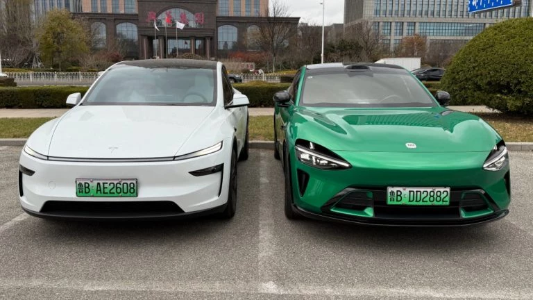 Cамые популярные автомобили и бренды назвали в Китае в ноябре ноябрь 2025 года tesla model y xiaomi yu7