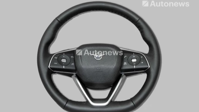 Обновленный внедорожник «УАЗ Патриот» салон интерьер руль рулевое колесо