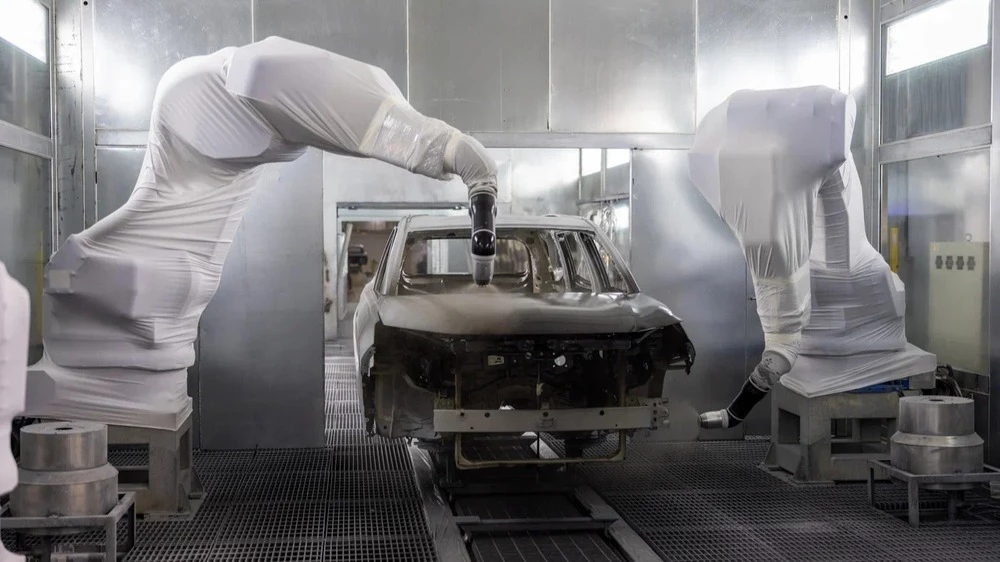 Завод Моторинвест Evolute цех окраски