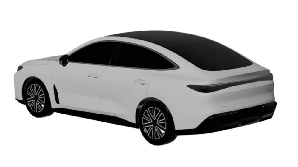 chery arrizo 8l новый дизайн купе седан патентные изображения сзади сбоку