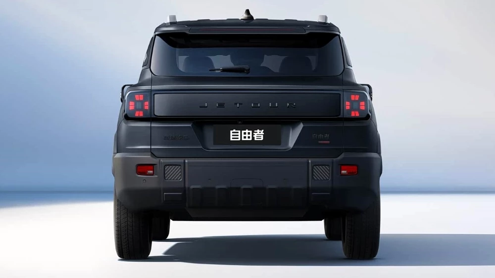 jetour t1 black edition сзади