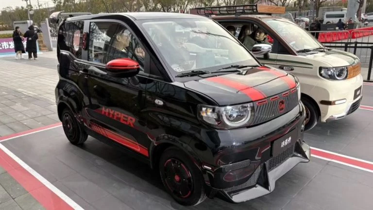 chery qq ice cream 2026 в Китае сбоку спереди