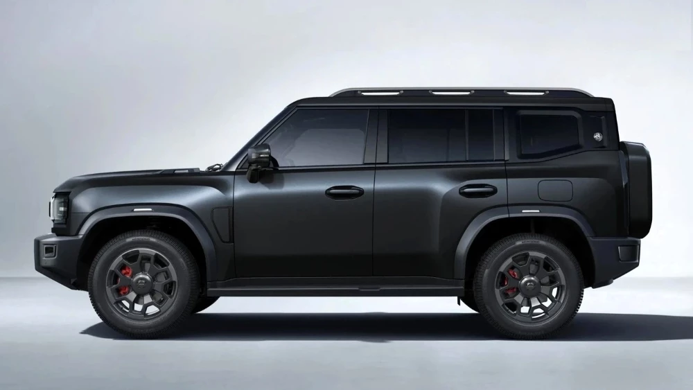 jetour t2 black edition сбоку