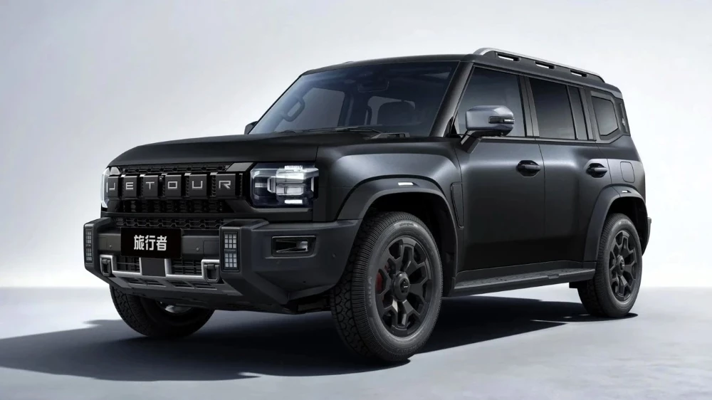 jetour t2 black edition спереди сбоку