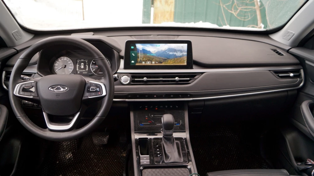 Chery Tiggo 4 Pro салон интерьер Сергей Иванов редакционный гараж