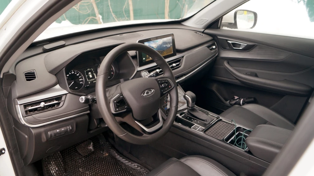 Chery Tiggo 4 Pro салон интерьер Сергей Иванов редакционный гараж
