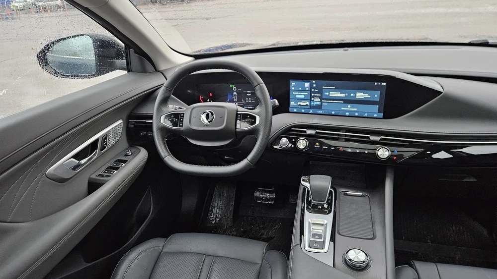 Dongfeng Huge тест салон интерьер