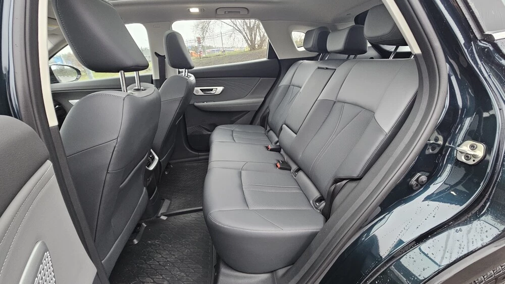 Dongfeng Huge тест салон интерьер второй ряд сиденья