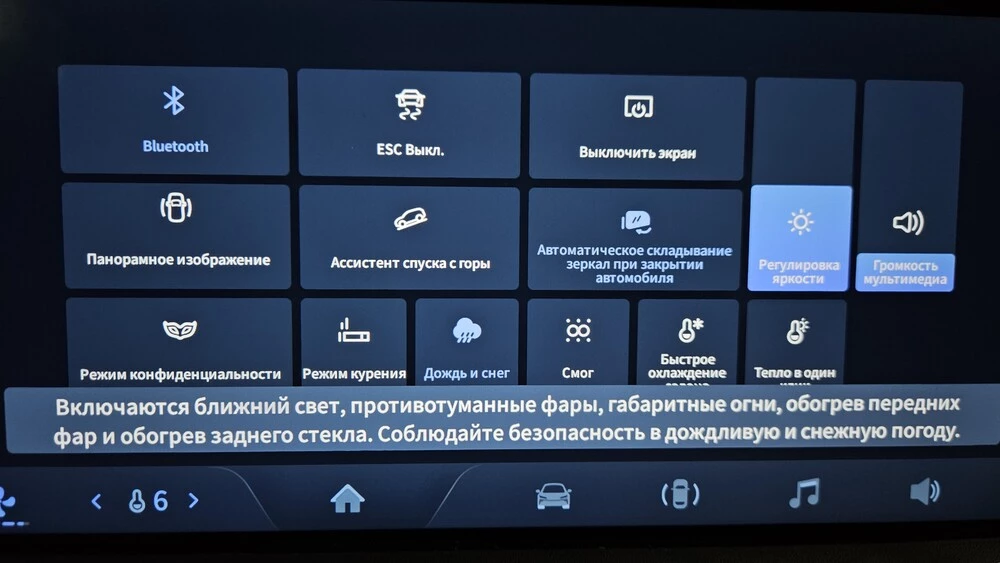 Dongfeng Huge тест салон интерьер медиасистема мультимедиа