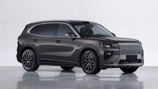 Характеристики кроссовера Zeekr 8X стали известны в Китае гибридный suv сбоку спереди серый