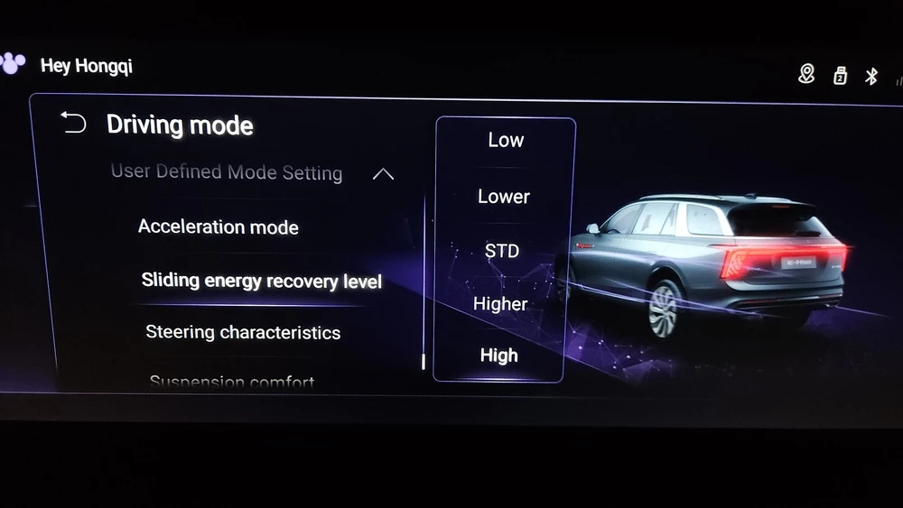Hongqi E-HS9 тест салон интерьер мультимедиа медиасистема