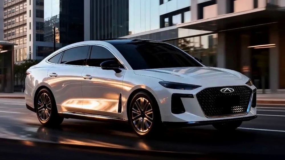 chery arrizo 8l сбоку спереди