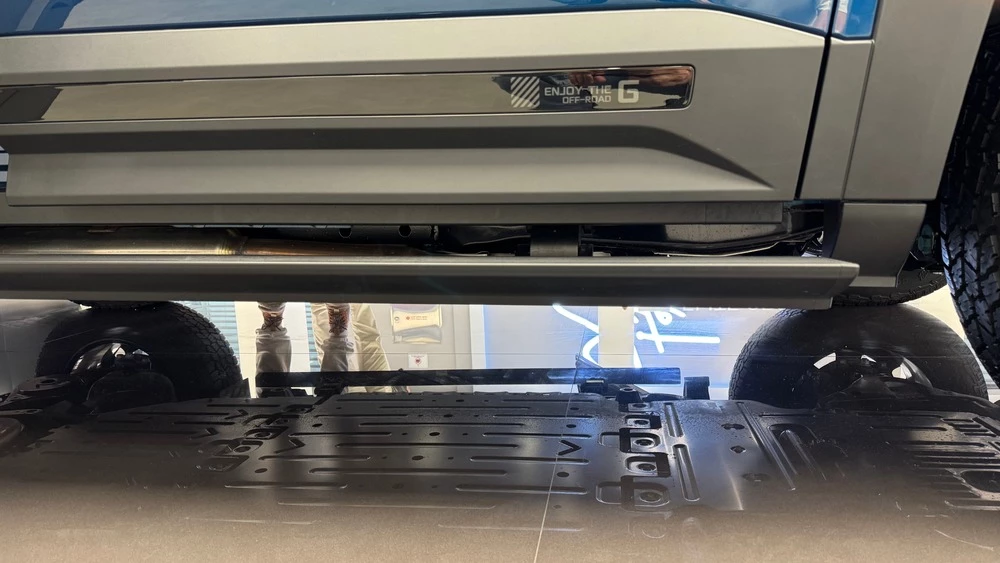 Jetour G700 подножка выхлопная система