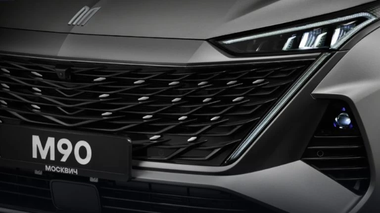 Кроссовер Москвич М90 решетка фара логотип