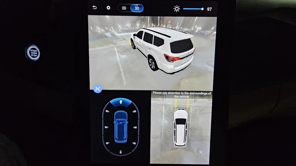 Oting Paladin салон интерьер мультимедиа медиасистема камера заднего вида круговой обзор