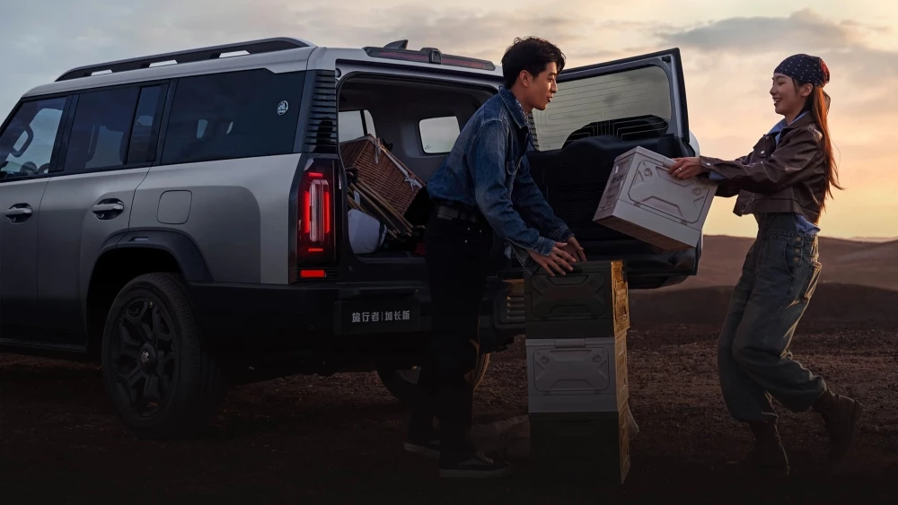 jetour t2 traveller удлиненный кузов сбоку сзади 7 мест